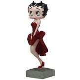 Figurine: Betty Boop Posing (Red Glitter Dress)