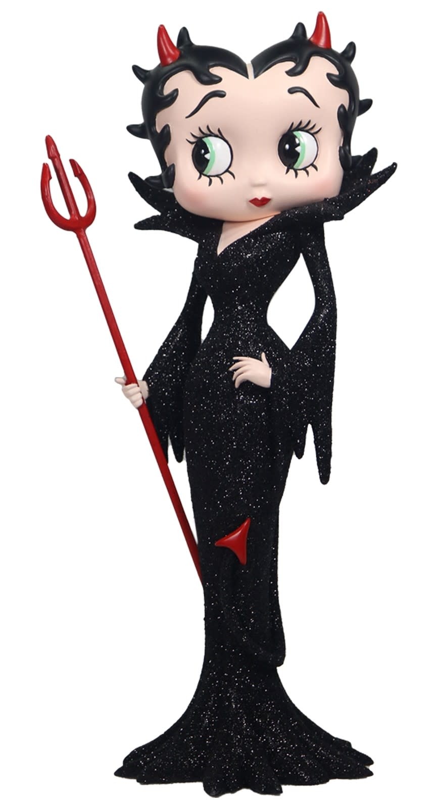 Figurine: Betty Boop - Devil Black Glitter Dress