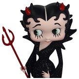Figurine: Betty Boop Devil - Black Glitter Dress
