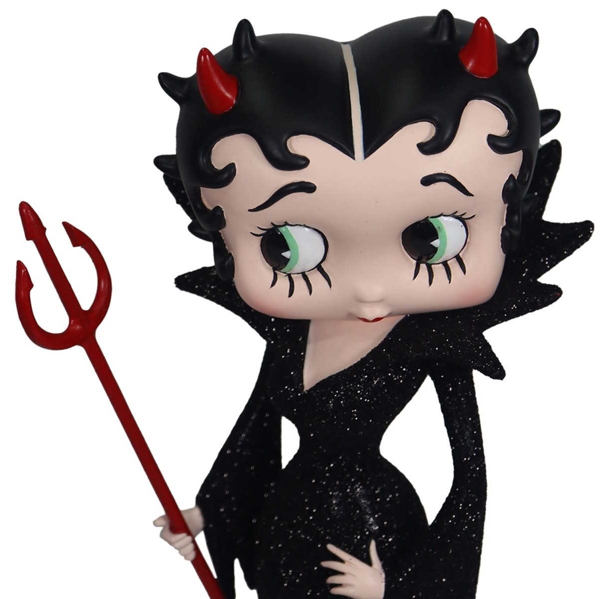 Figurine: Betty Boop Devil - Black Glitter Dress