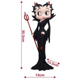Figurine: Betty Boop - Devil Black Glitter Dress