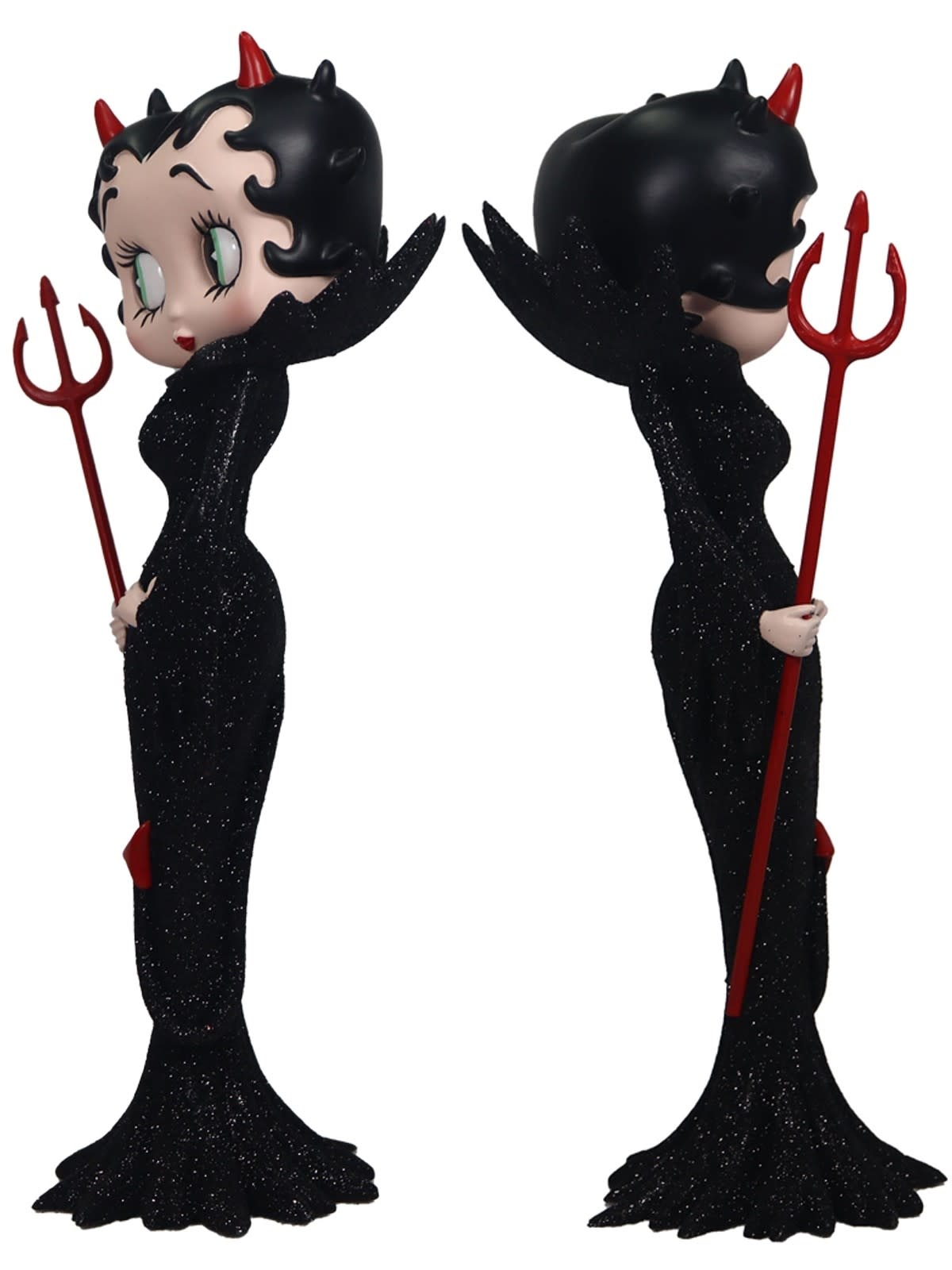 Figurine: Betty Boop - Devil Black Glitter Dress