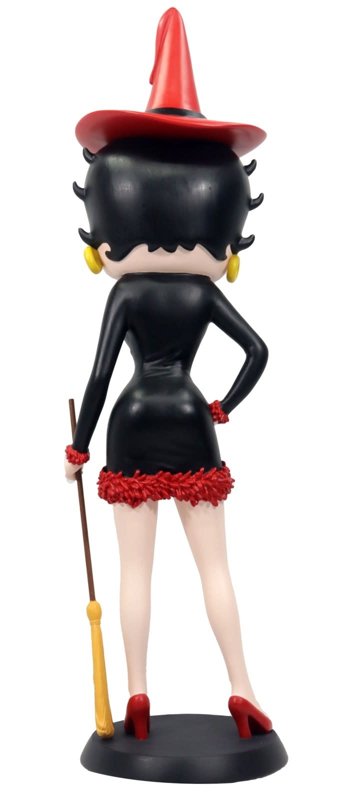 Figurine: Betty Boop Witch - Black Dress with Red Hat