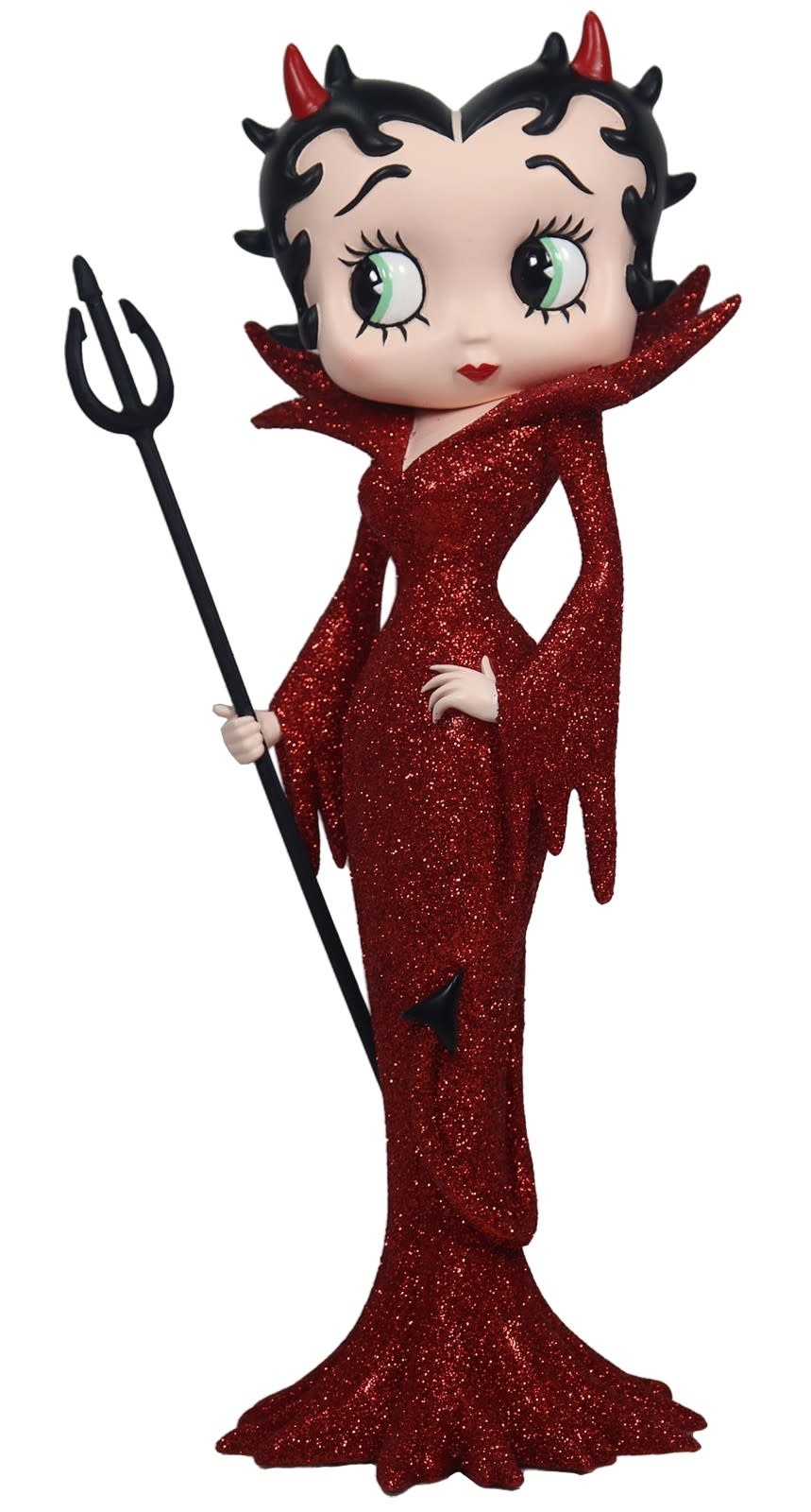 Figurine: Betty Boop - Devil Red Glitter Dress