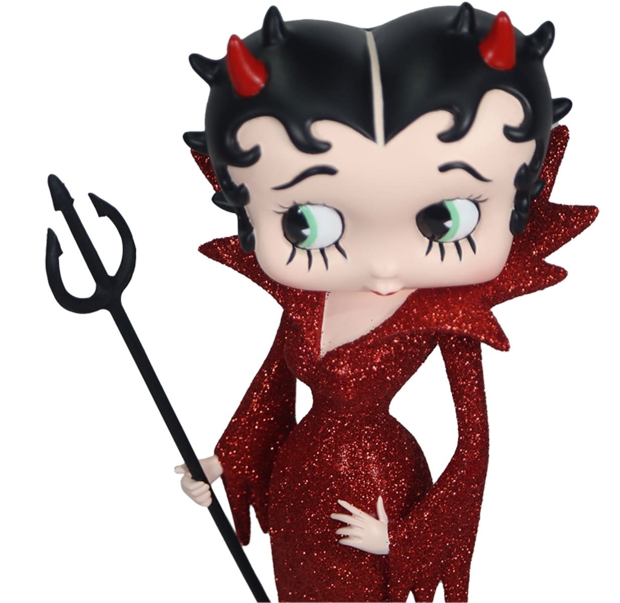 Figurine: Betty Boop - Devil Red Glitter Dress