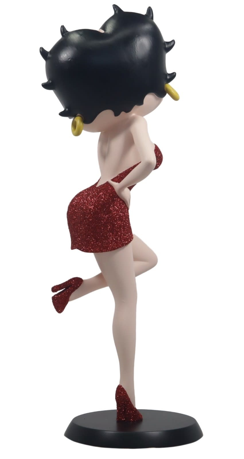 Figurine: Betty Boop Blowing Kiss - Red Glitter Dress