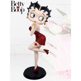 Figurine: Betty Boop - Blowing Kiss Red Glitter Dress