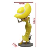Figurine: Betty Boop - Walking Pudgy Yellow Glitter Dress