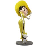 Figurine: Betty Boop - Walking Pudgy Yellow Glitter Dress