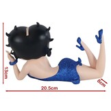 Figurine: Betty Boop - Lying Blue Glitter