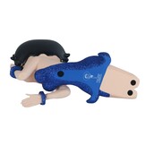 Figurine: Betty Boop Lying Blue Glitter