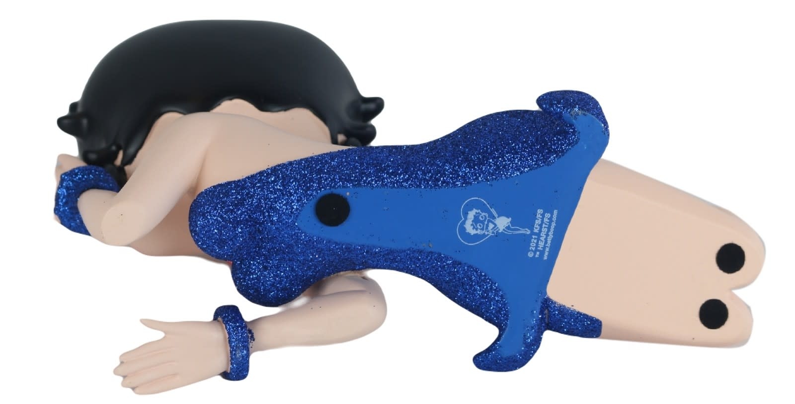 Figurine: Betty Boop - Lying Blue Glitter