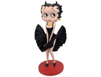 Figurine: Betty Boop Cool Breeze (Blk Glitter) Sm