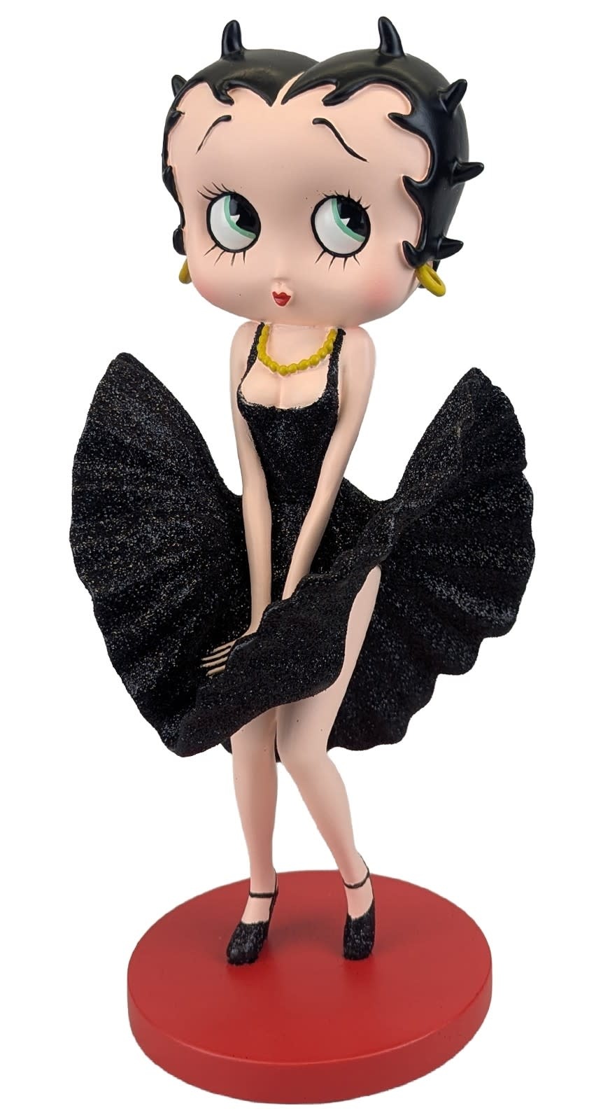 Figurine: Betty Boop - Cool Breeze (Blk Glitter) Sm