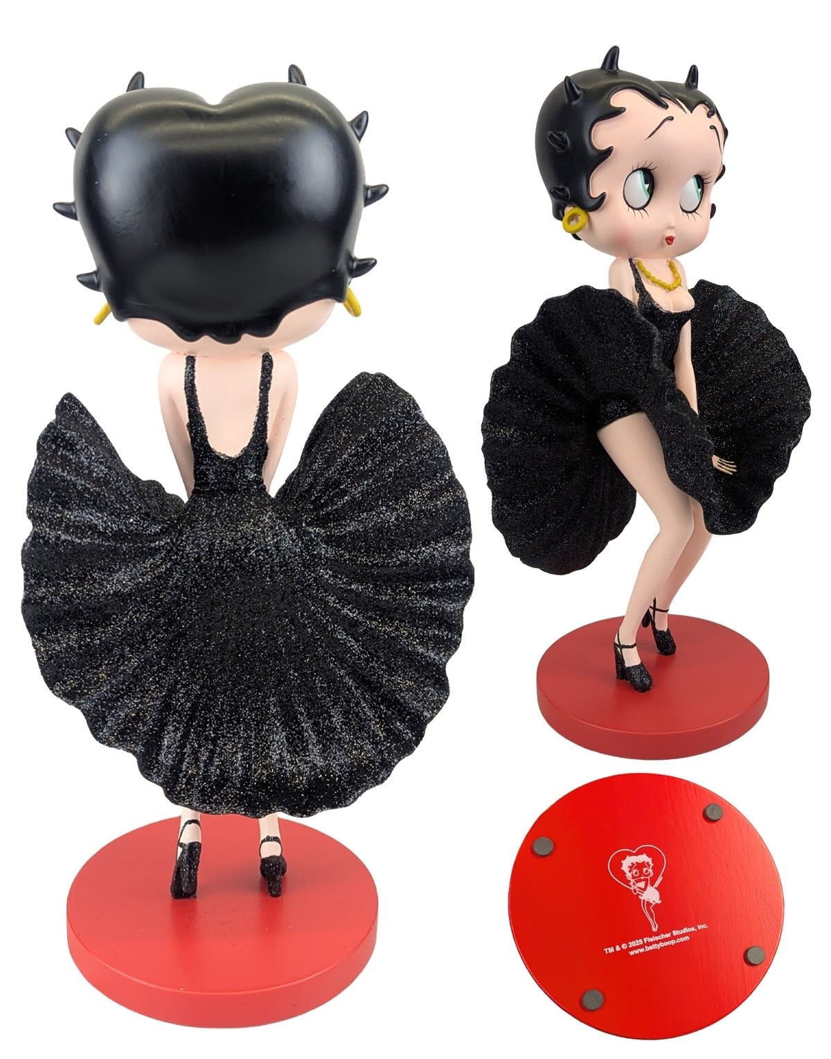 Figurine: Betty Boop - Cool Breeze (Blk Glitter) Sm