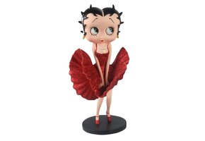 Figurine: Betty Boop - Cool Breeze (Red Glitter)
