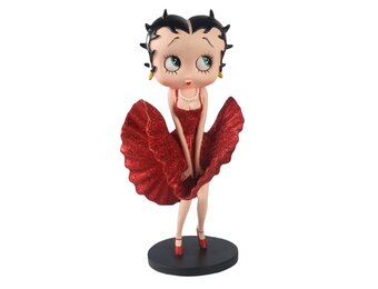 Figurine: Betty Boop Cool Breeze (Red Glitter)