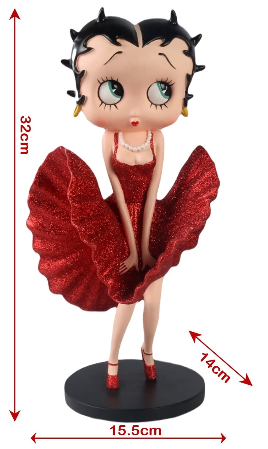Figurine: Betty Boop - Cool Breeze (Red Glitter)