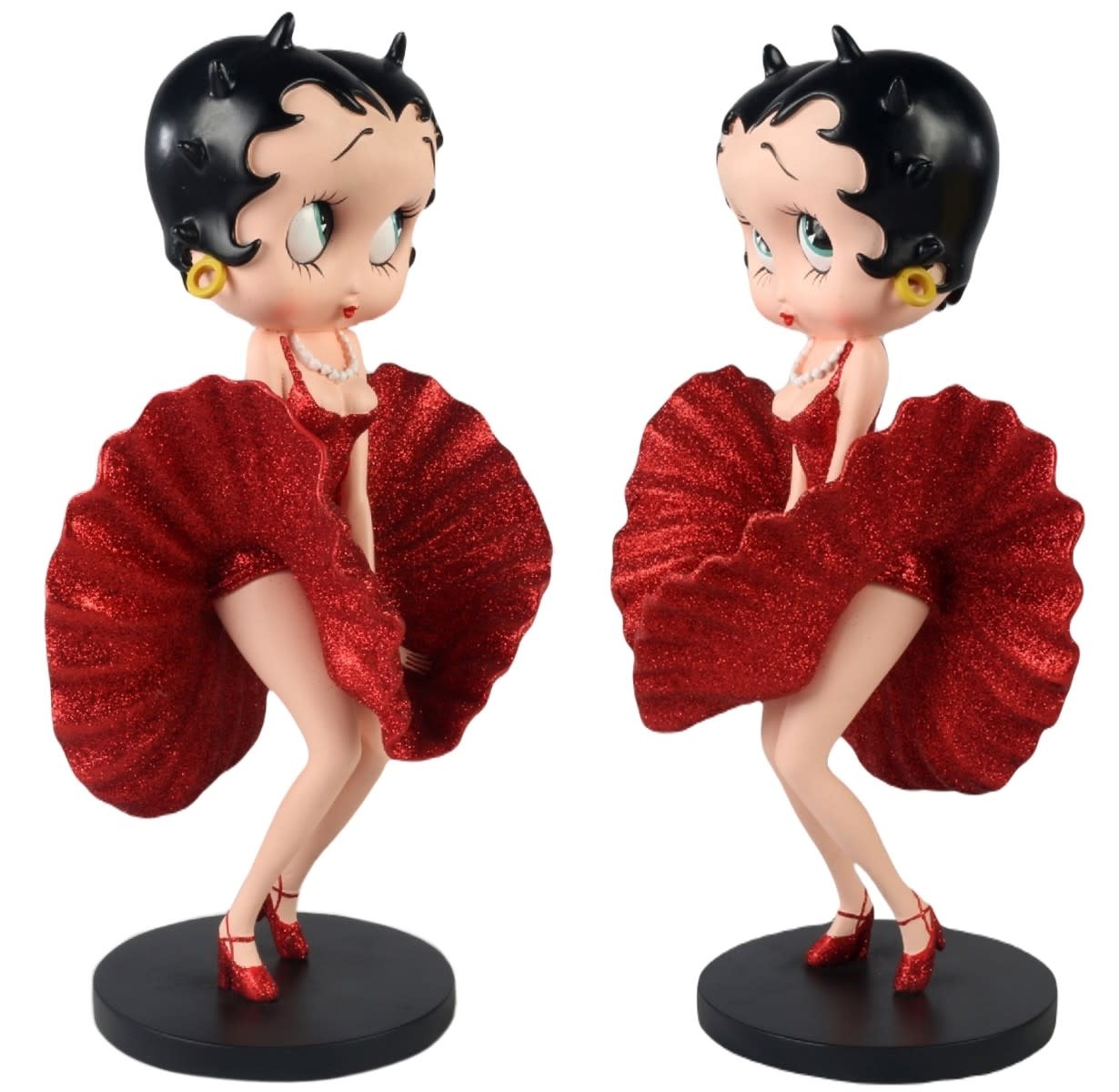Figurine: Betty Boop - Cool Breeze (Red Glitter)