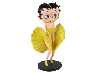 Figurine: Betty Boop Cool Breeze (Yellow Glitter)