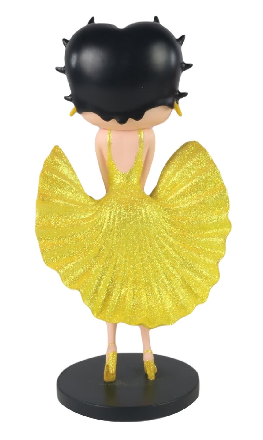 Figurine: Betty Boop Cool Breeze (Yellow Glitter)