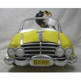 Figurine: Betty Boop - In Yellow Sports Car