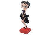 Figurine: Betty Boop Posing 'Black Glitter Dress