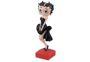 Figurine: Betty Boop - Posing Black Glitter Dress