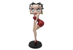 Figurine: Betty Boop Classic Pose (Red Glitter