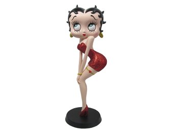 Figurine: Betty Boop Classic Pose (Red Glitter