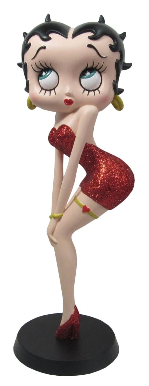 Figurine: Betty Boop - Classic Pose (Red Glitter