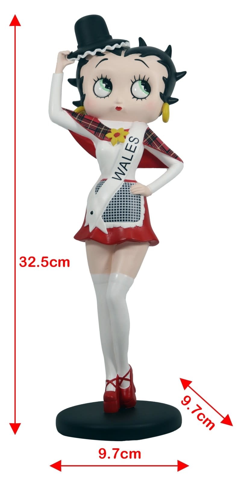 Figurine: Betty Boop Wales Costume