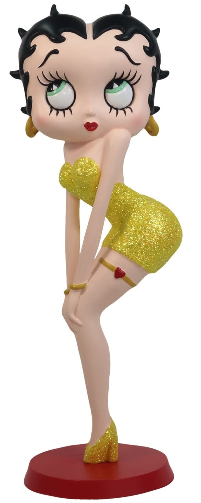 Figurine: Betty Boop Classic Pose (Yellow Glitter)