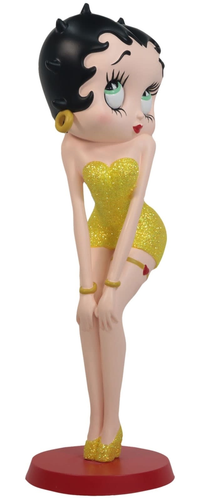 Figurine: Betty Boop Classic Pose (Yellow Glitter)