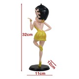 Figurine: Betty Boop - Blowing Kiss (Yellow Glitter)