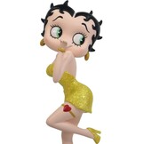 Figurine: Betty Boop Blowing Kiss (Yellow Glitter)