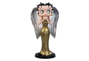 Figurine: Betty Angel Silver Wings and Gold Dress