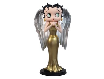 Figurine: Betty Angel Silver Wings and Gold Dress