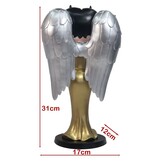 Figurine: Betty Angel Silver Wings and Gold Dress