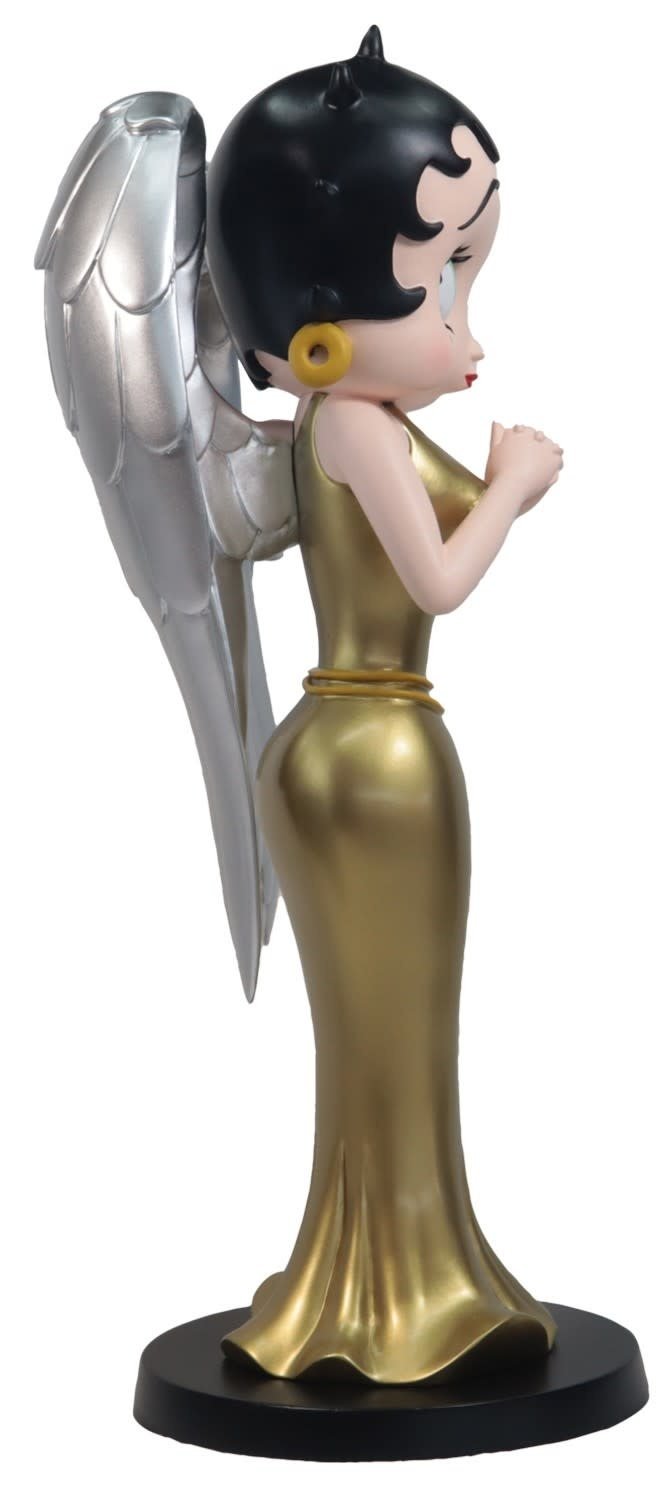 Figurine: Betty Angel Silver Wings and Gold Dress