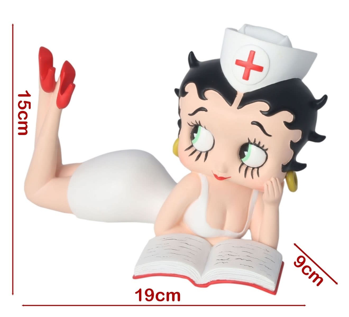 Figurine: Betty Boop - Nurse Lying Down