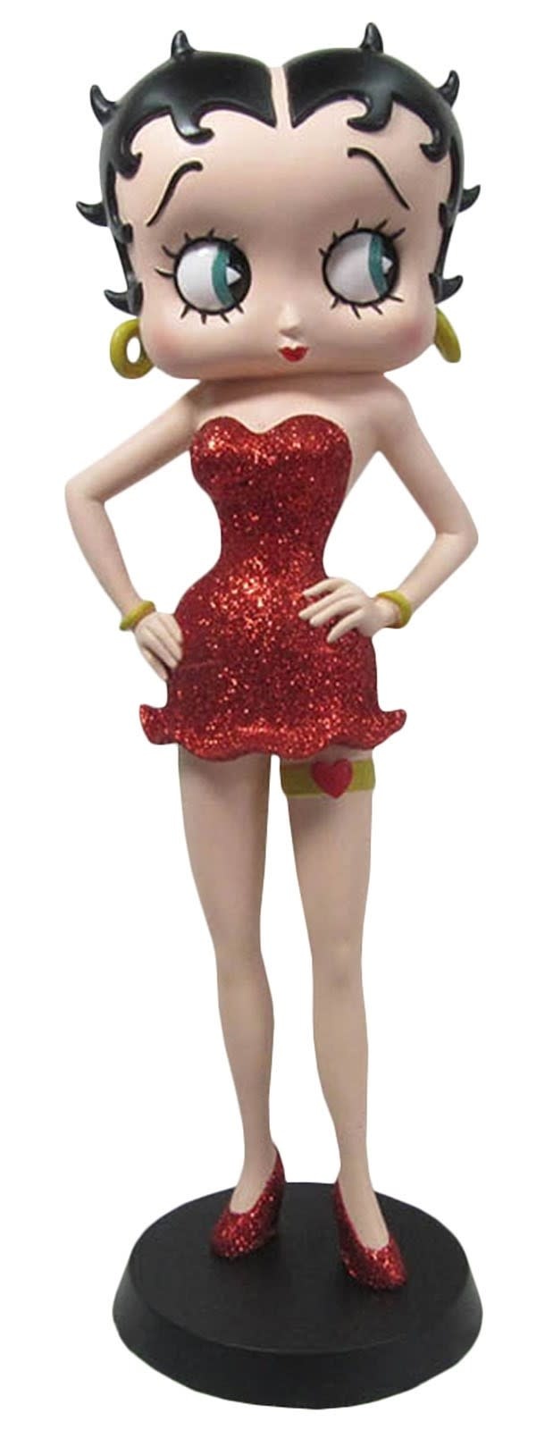 Figurine: Betty Boop - Garter (Red Glitter)