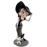 Figurine: Betty Boop Walking Pudgy Black Glitter