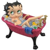 Figurine: Betty Boop - Bath Tub Fuchsia Pink Glitter