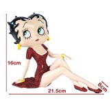 Figurine: Betty Boop Demure (Red Glitter Dress)