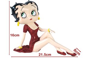 Figurine: Betty Boop - Demure (Red Glitter Dress)