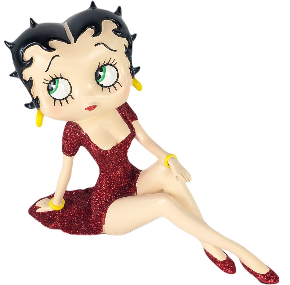 Figurine: Betty Boop Demure (Red Glitter Dress)