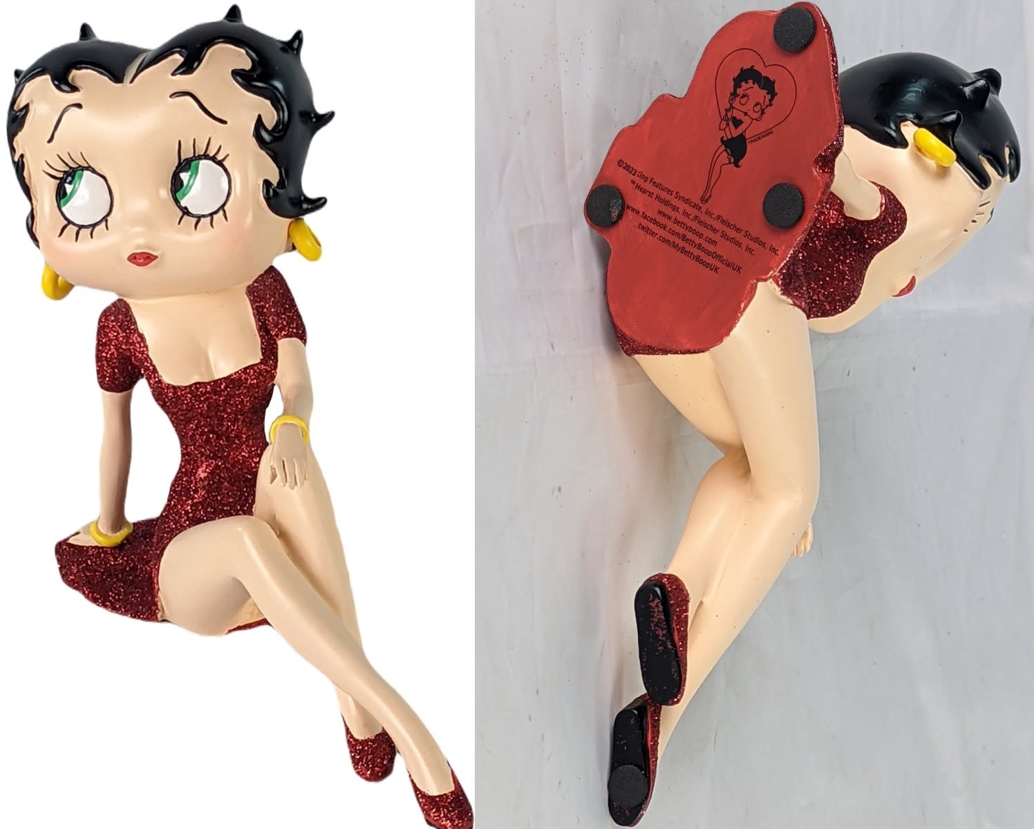 Figurine: Betty Boop - Demure (Red Glitter Dress)