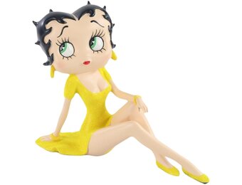 Figurine: Betty Boop Demure (Yellow Glitter Dress)