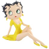 Figurine: Betty Boop Demure (Yellow Glitter Dress)